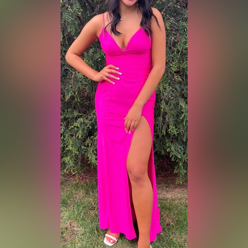 Hot Pink Gown